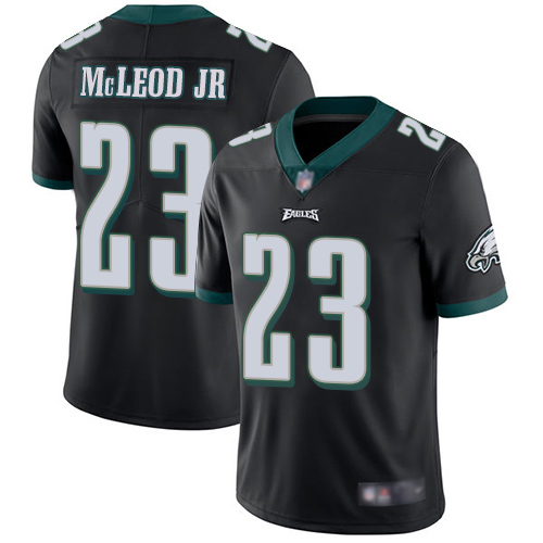 Men Philadelphia Eagles #23 Rodney McLeod Black Alternate Vapor Untouchable NFL Jersey Limited Player->nfl t-shirts->Sports Accessory
